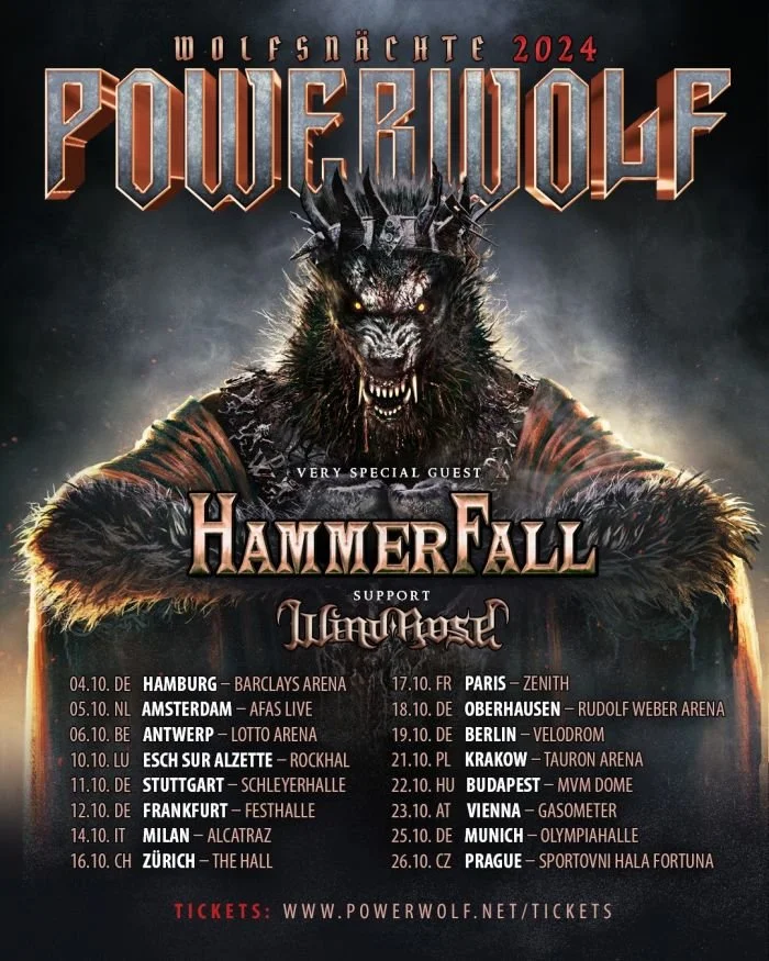 Powerwolf in der Olympiahalle