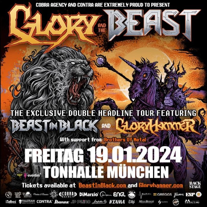 Beast in Black & Gloryhammer in der Tonhalle