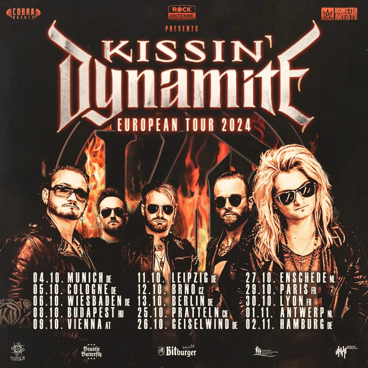 Kissin Dynamite in der Tonhalle