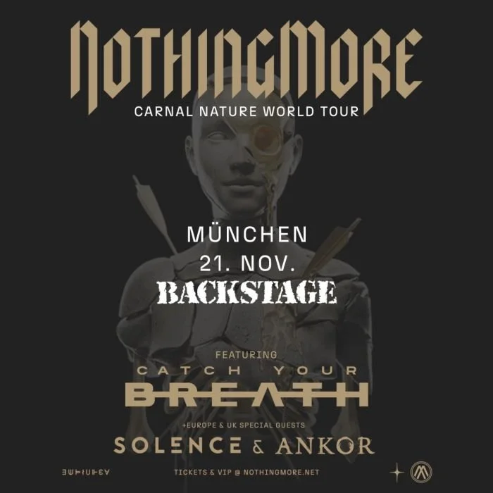 Nothing More und Ankor im Backstage