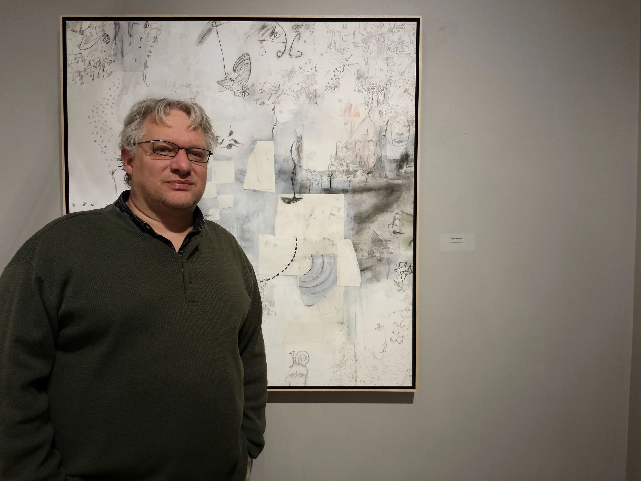 Calvin Ed shows Night Diary at the Delaplaine