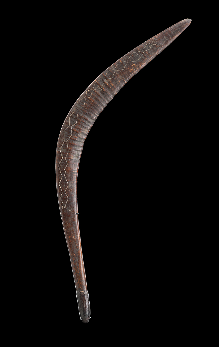 An Important Sword Club, eighteenth century Sydney Region, New South Wales Sold at D’lan Davidson, Important Australian Indigenous Art , Melbourne, 2 June 2016 for $33,000
