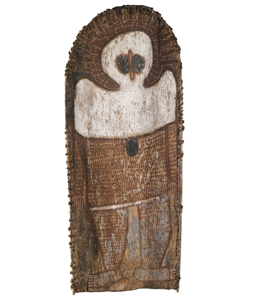 ALEC MINGELMANGANU, circa 1905-1981 Wanjina Sold at Sotheby's, Aboriginal Art - Thomas Vroom Collection , London, 10 June 2015, for $187,069