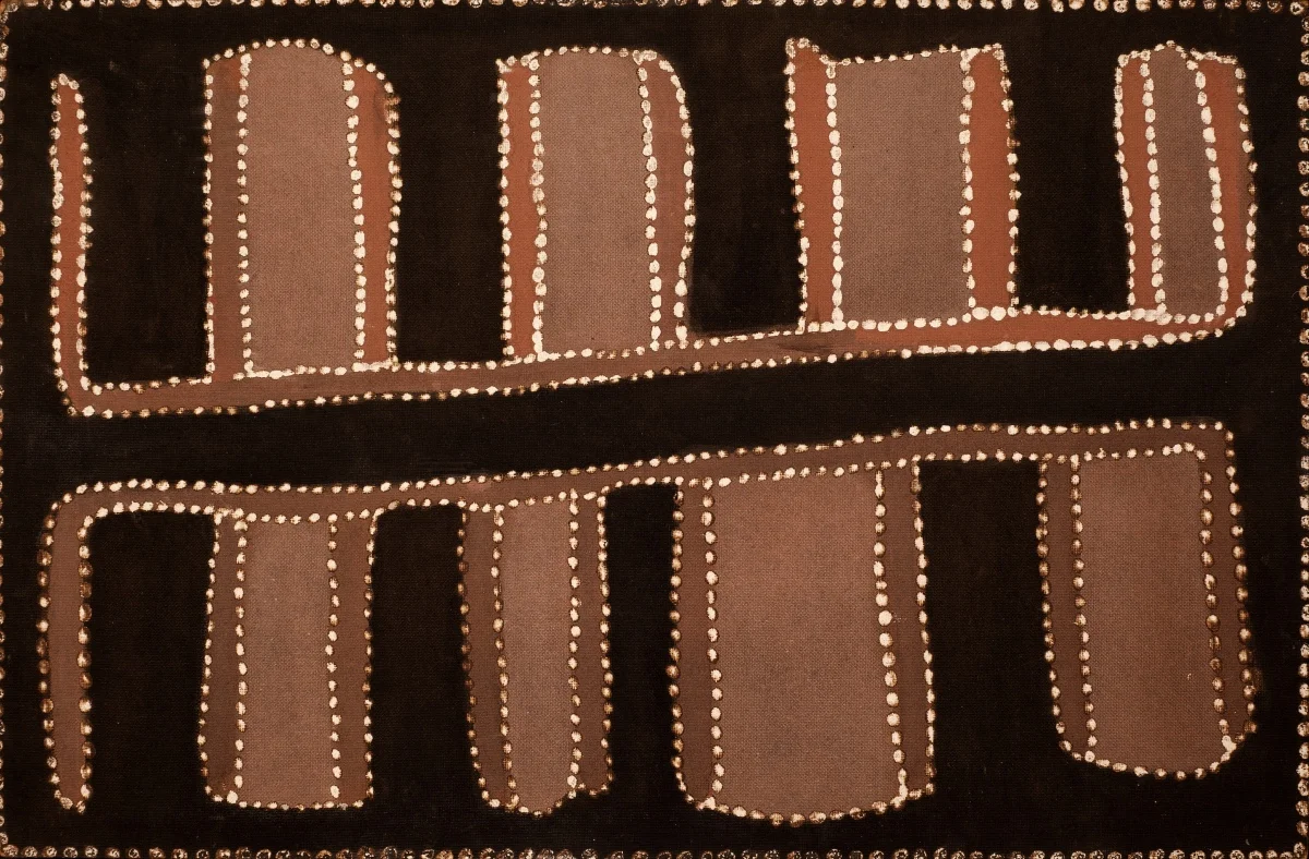 ROVER THOMAS, circa 1926-1998, Kununurra Bridge, 1987