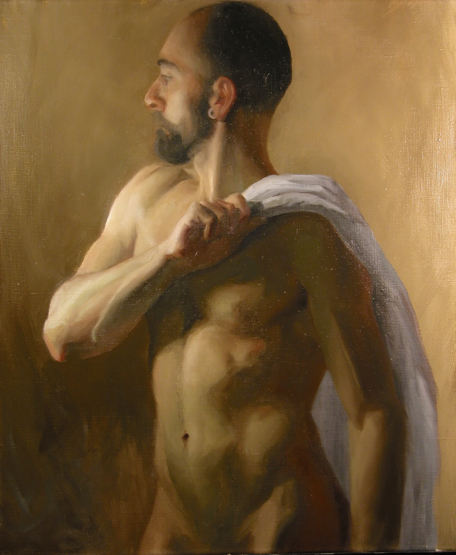 Man with Cloth