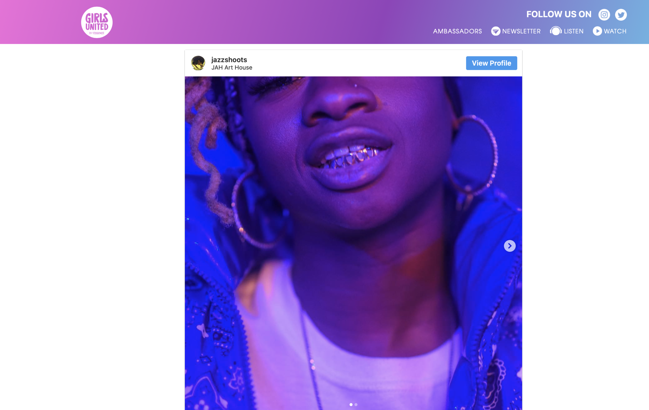 Essence: Girls United - An Honest Conversation About Black Women and Grills by Brooklyn R. White