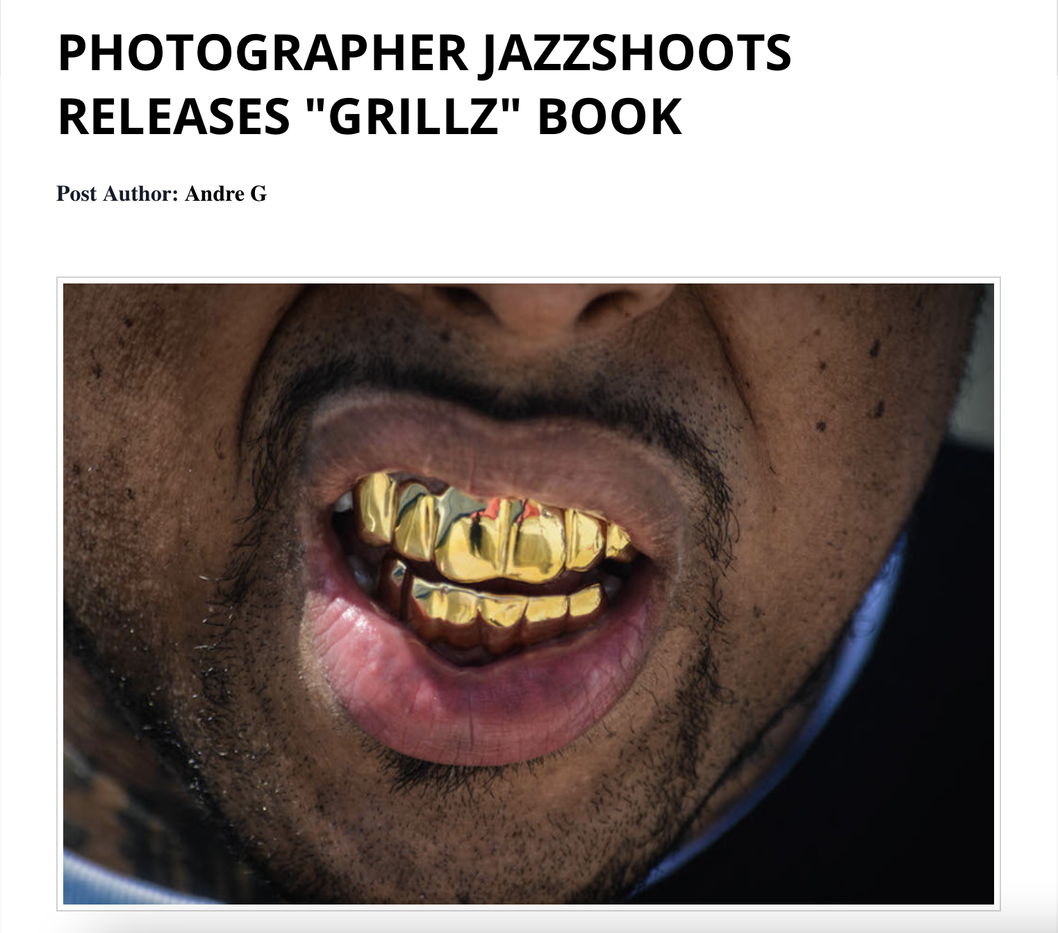 Impose Magazine coverage of Grillz book release