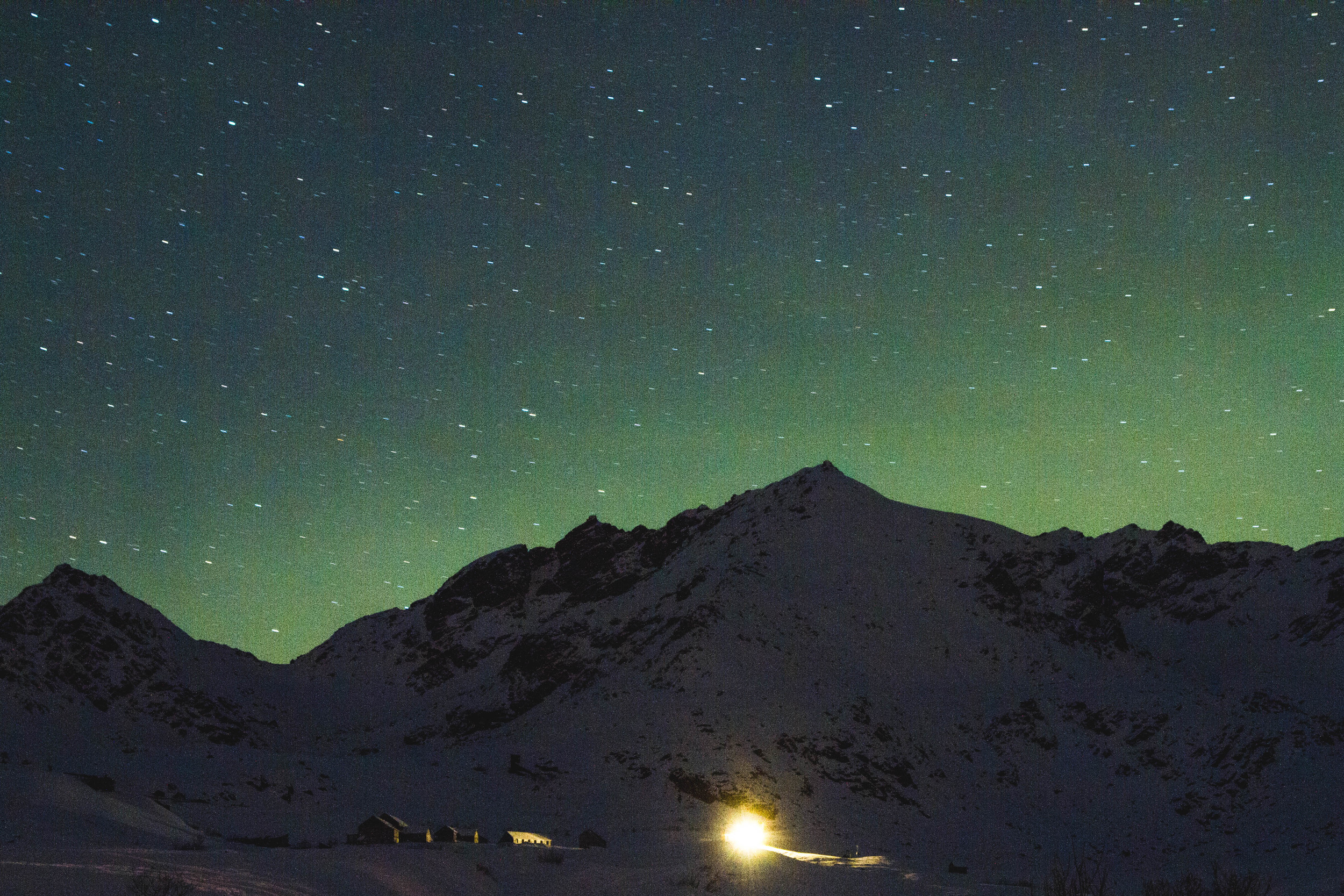Auroral Glow Over Hatcher's Pass