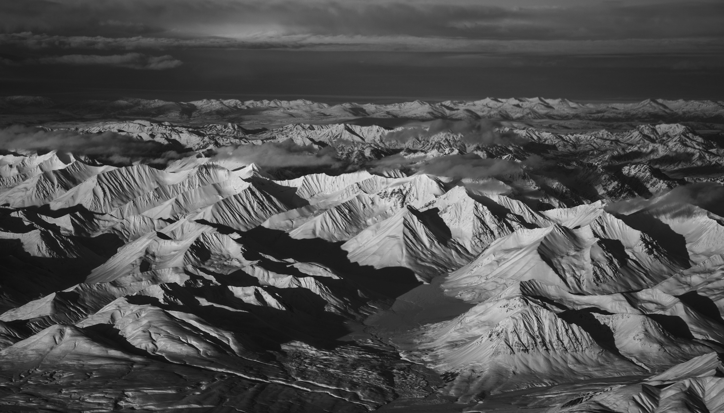 Alaska Range, somewhere between Anchorage and Fairbanks