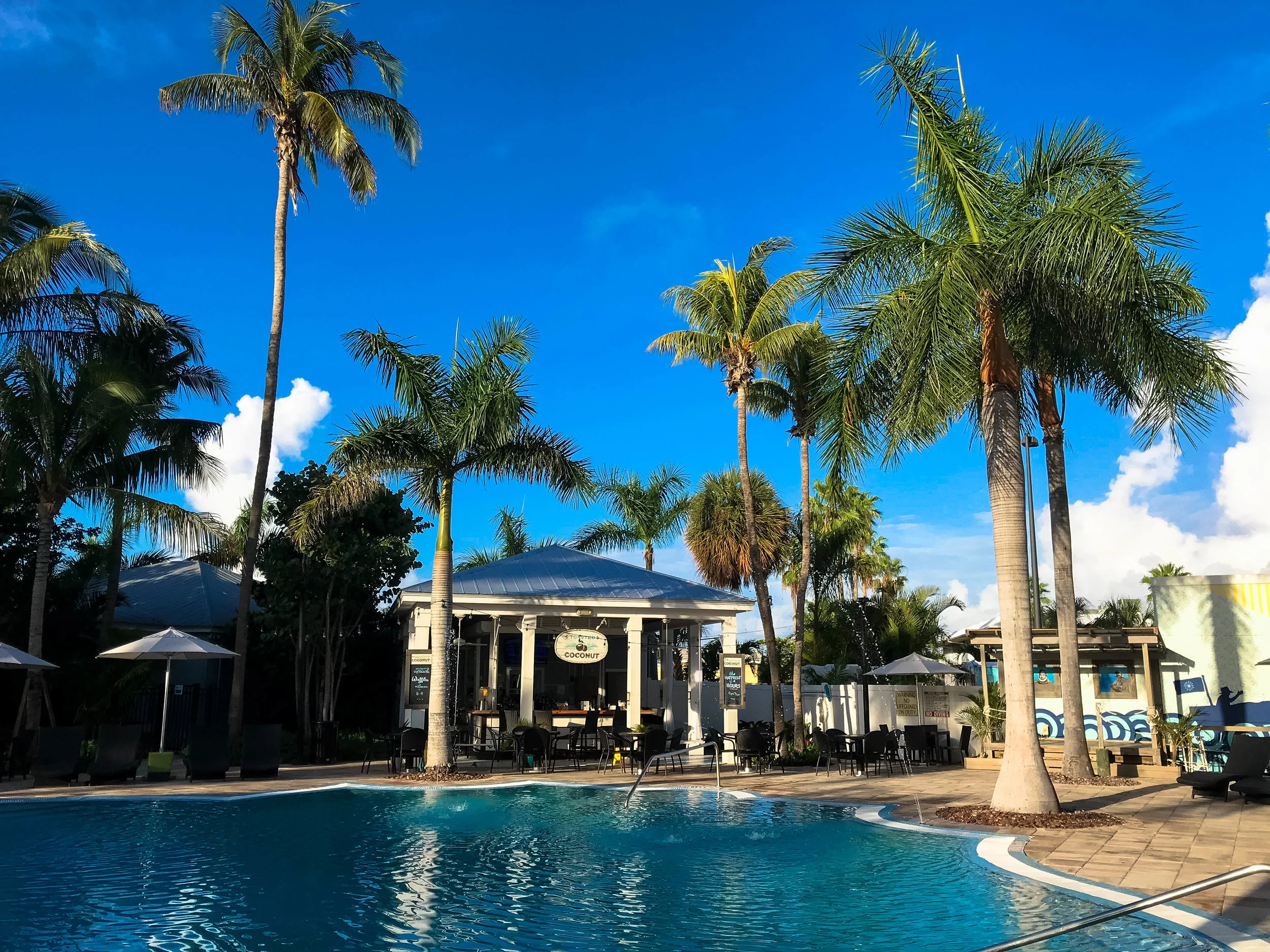The pool at 24 North Hotel, Key West.