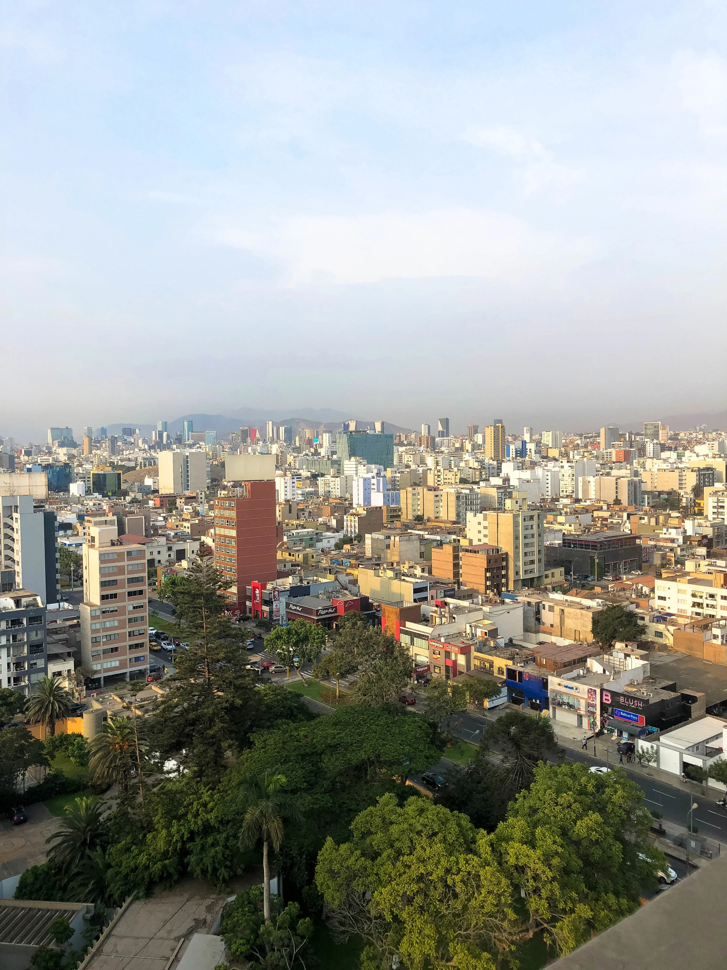 Views from the Dazzler Lima