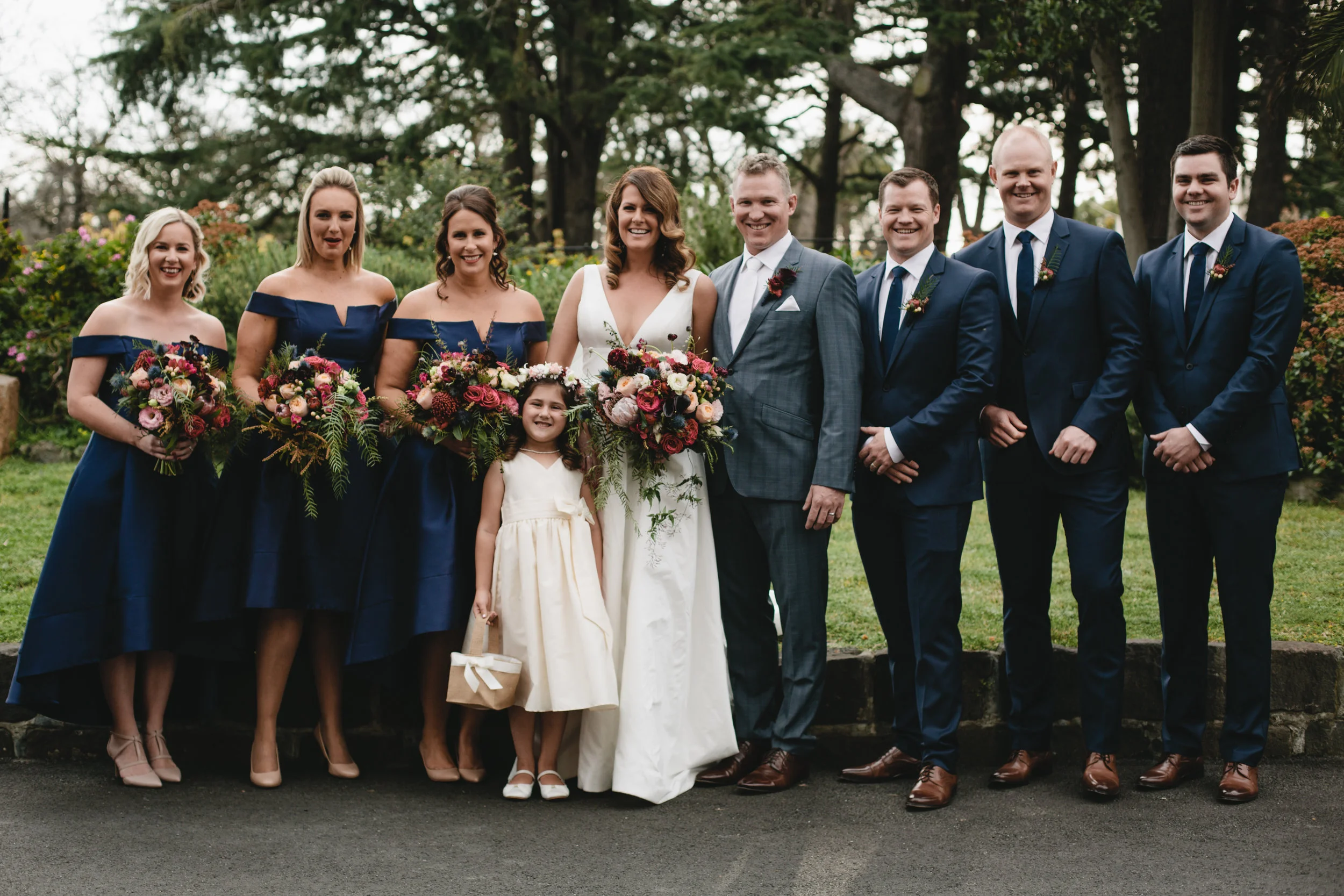 Newlyweds at Christ Church....