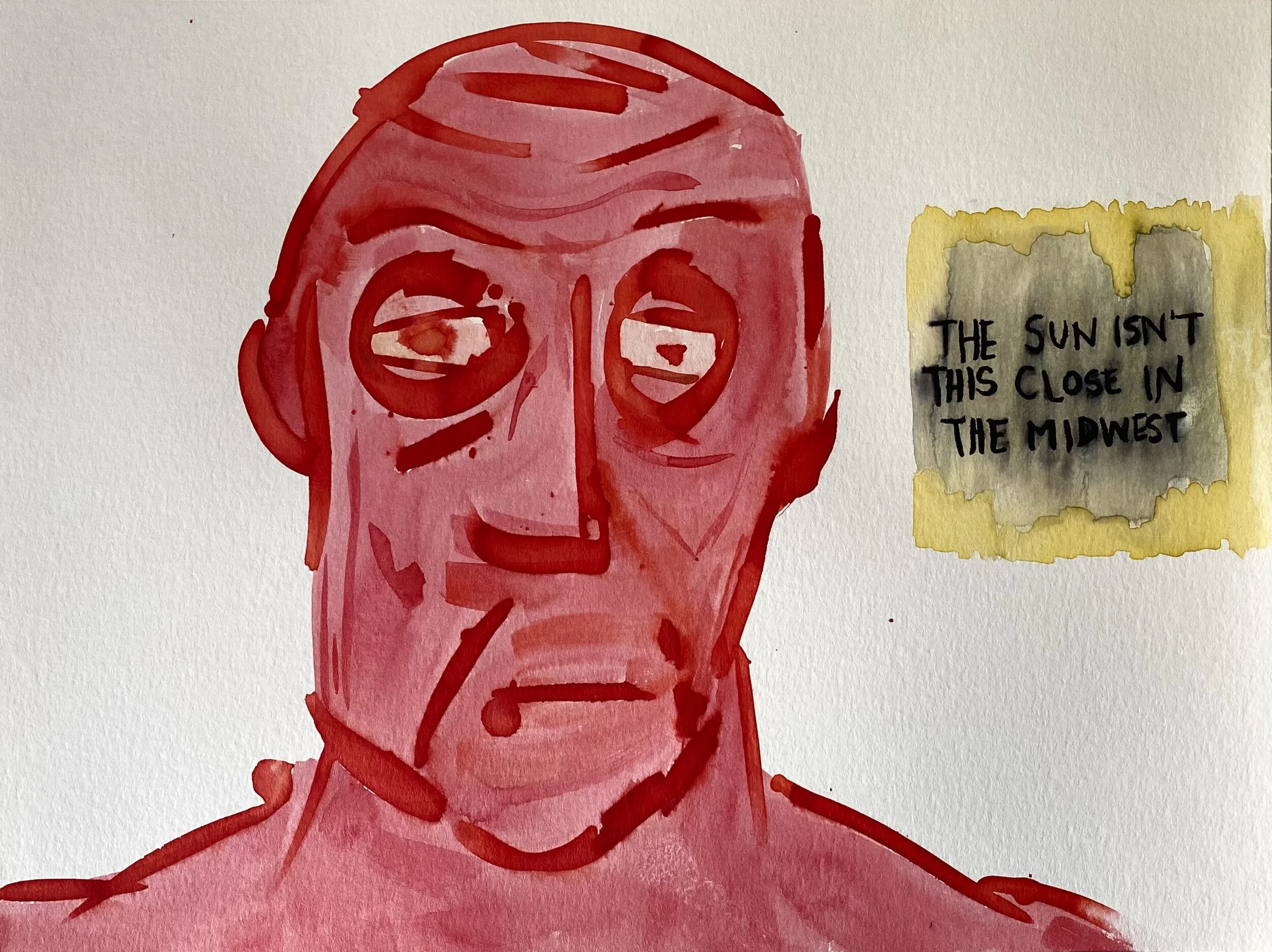  Private Collection, 12”x9”, Ink, Watercolor on Paper 