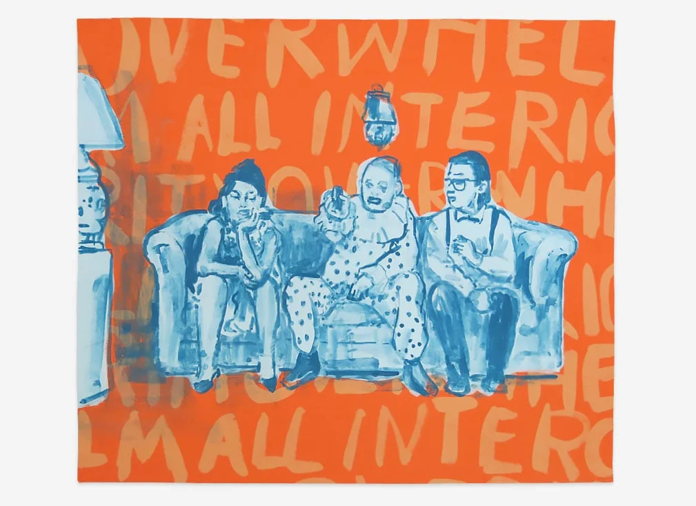 Bio Kids 1990, Gouache on Paper, 22" x 25", 2014