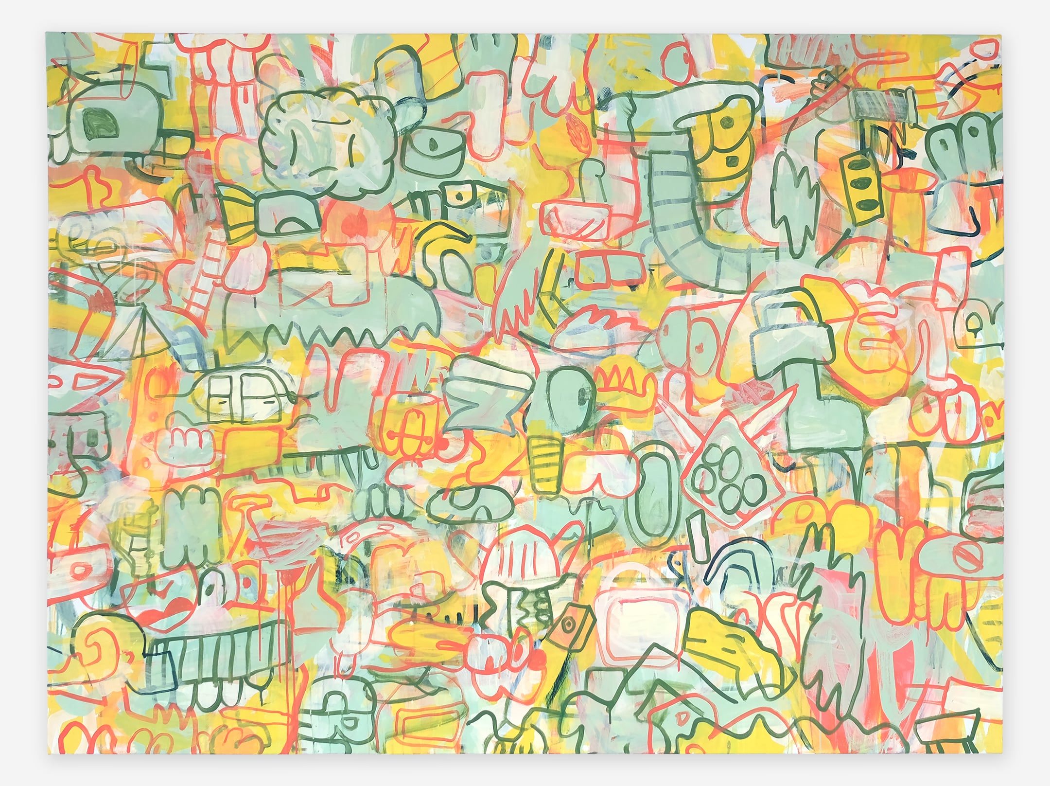 Padre Dos, Acrylic on Canvas, 60" x 80", 2015