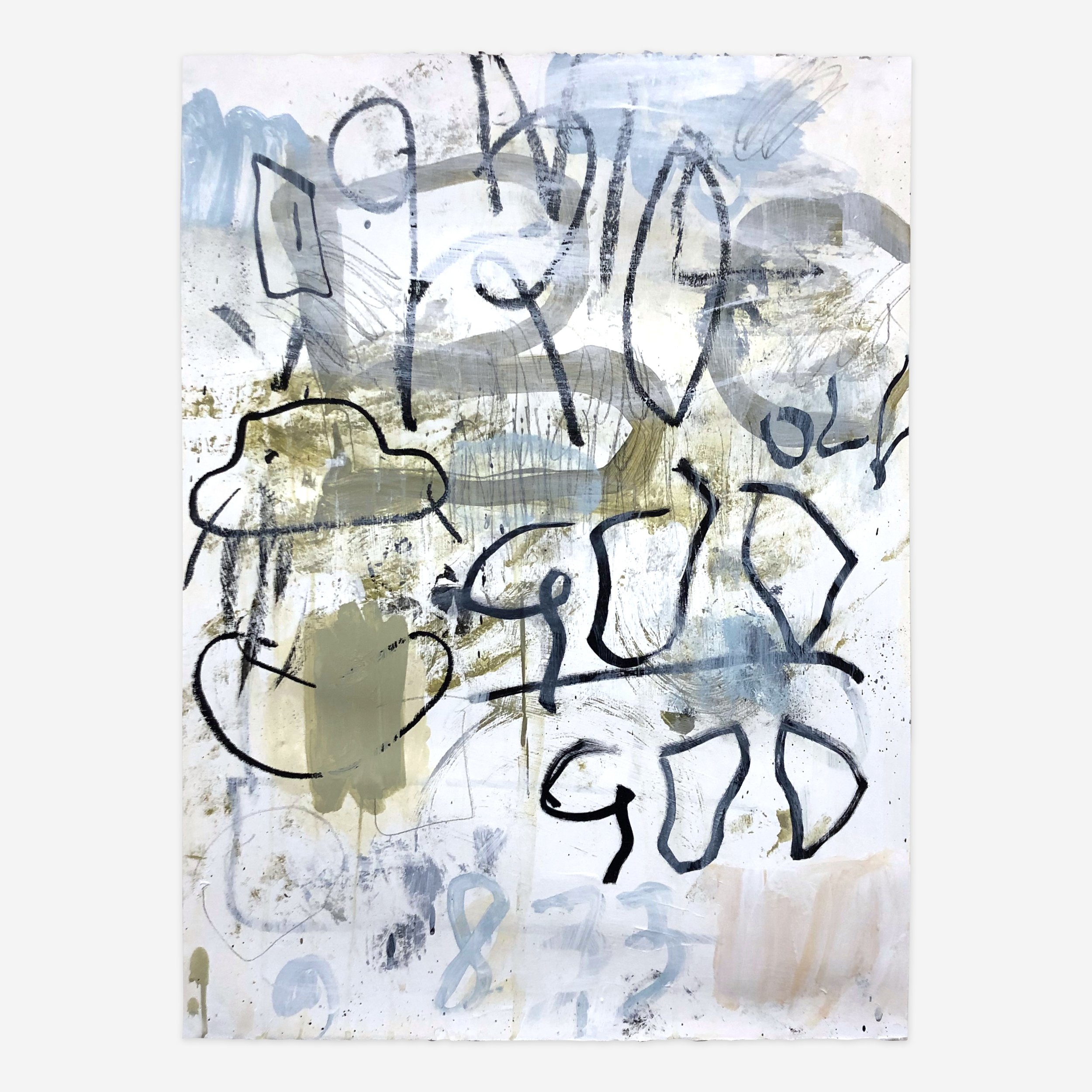   Untitled (040619,)  mixed media on paper, 22" x 30", 2019   $400.00 includes US shipping     BUY NOW     