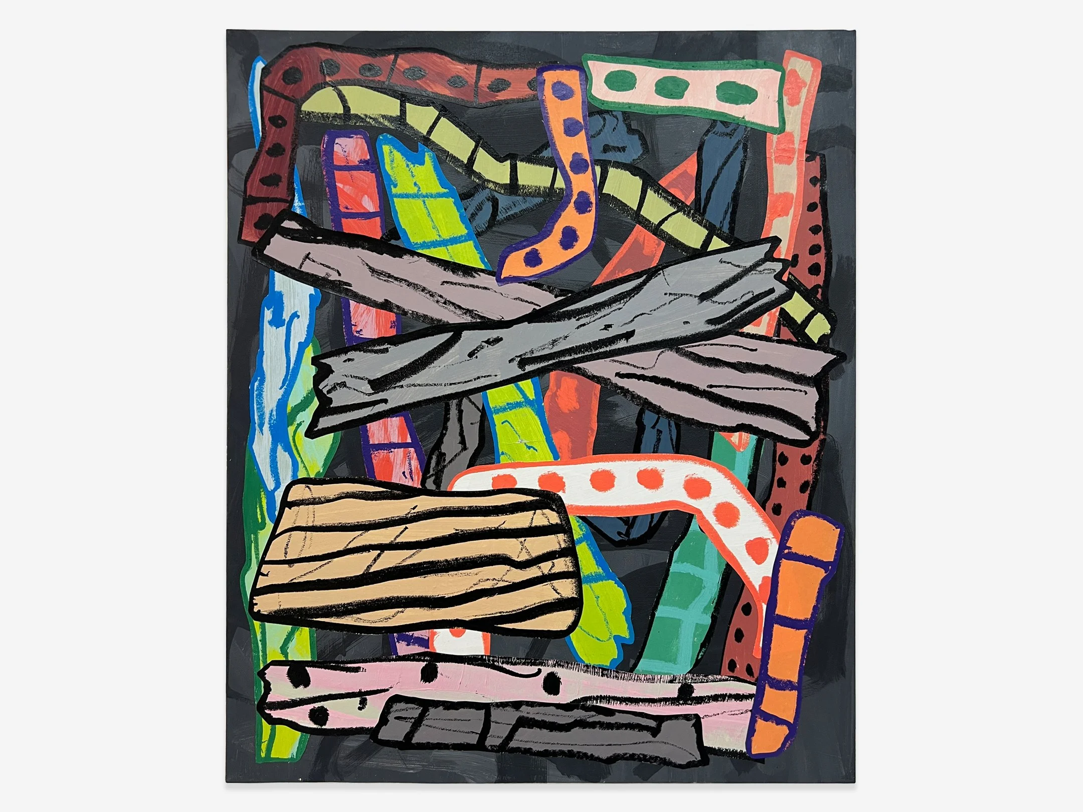   Artifacts (1062426),  20" x 24", mixed media on canvas, 2026 