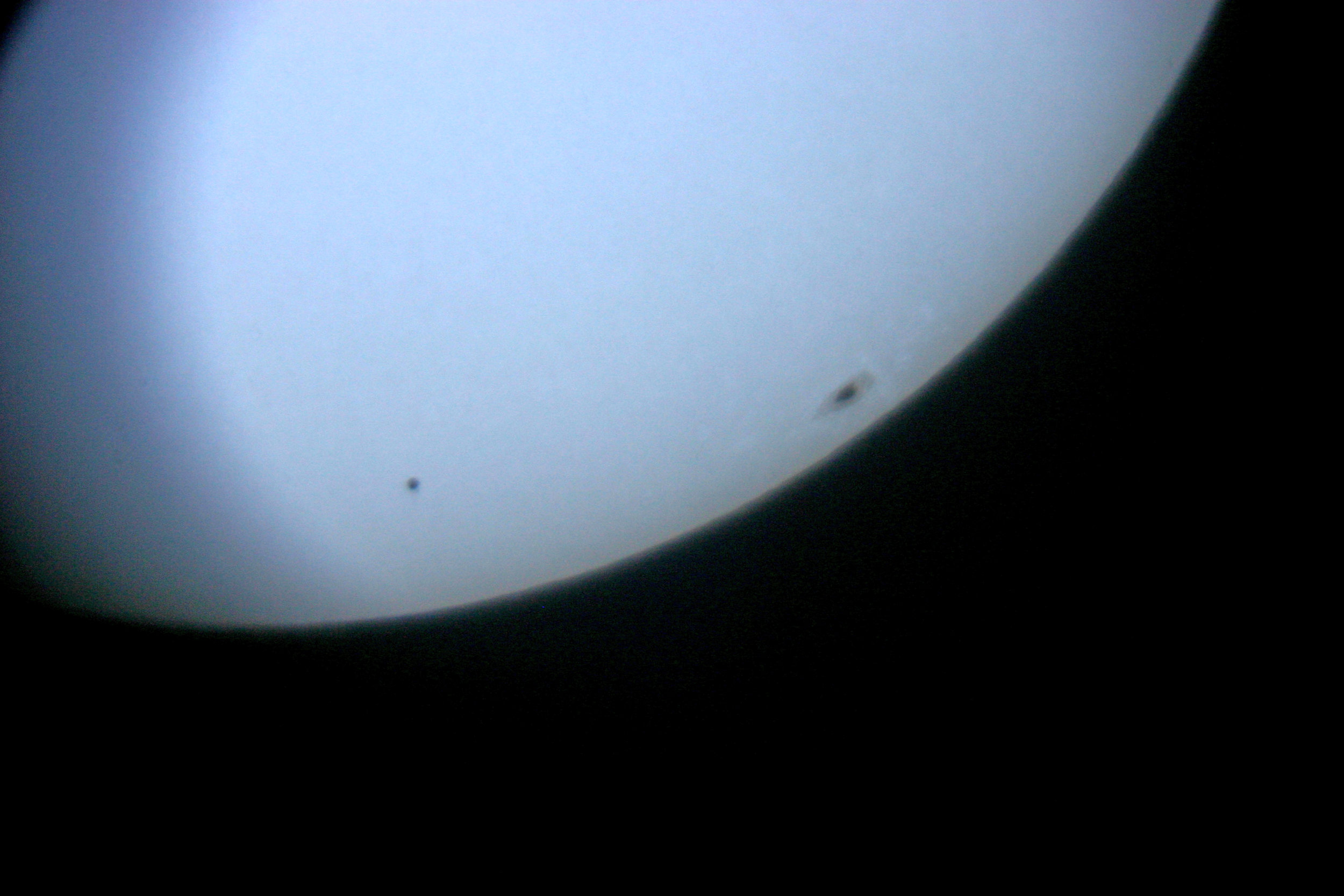 Mercury transit across the Sun viewed from Hilo, Hawaii 2006