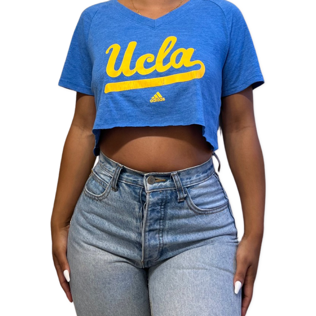 bay Shipwreck multipurpose Vintage UCLA Adidas cropped T-shirt — MY CAMPUS CLOSET