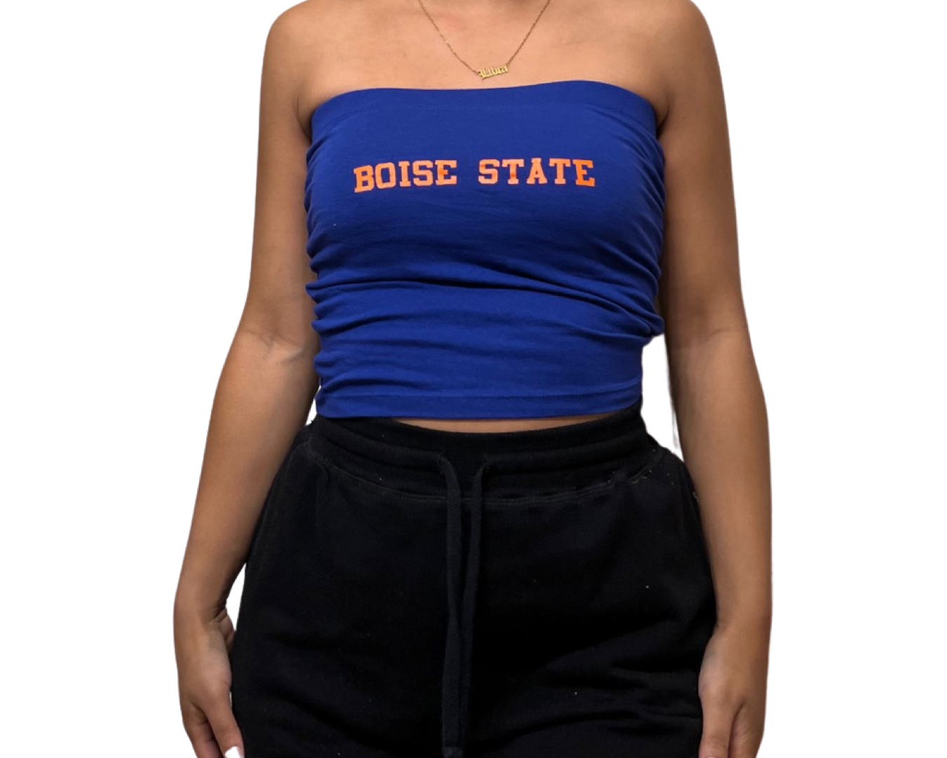 royal blue boise state tube top — MY CAMPUS CLOSET