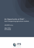 An Opportunity at Risk? - Asia’s burgeoning agriculture markets