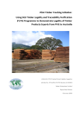 Implementation of a Pilot Timber Legality Traceability Verification (TLTV) and Chain of Custody (CoC) standard for harvested timber in Papua New Guinea (2009)