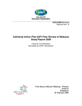 Independent Expert Peer Review of Malaysia’s progress towards the APEC Osaka Actions Agenda on trade and investment liberalisation, for the APEC Secretariat (2008/09)