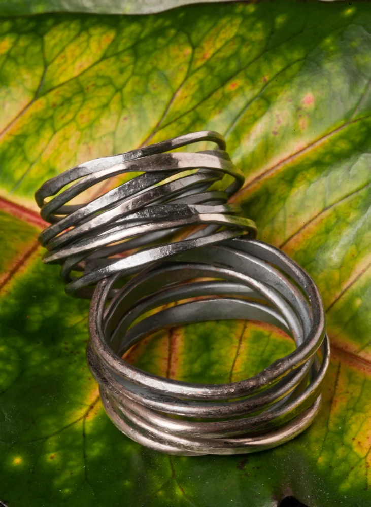 Wrap Rings, Oxidized Sterling Silver