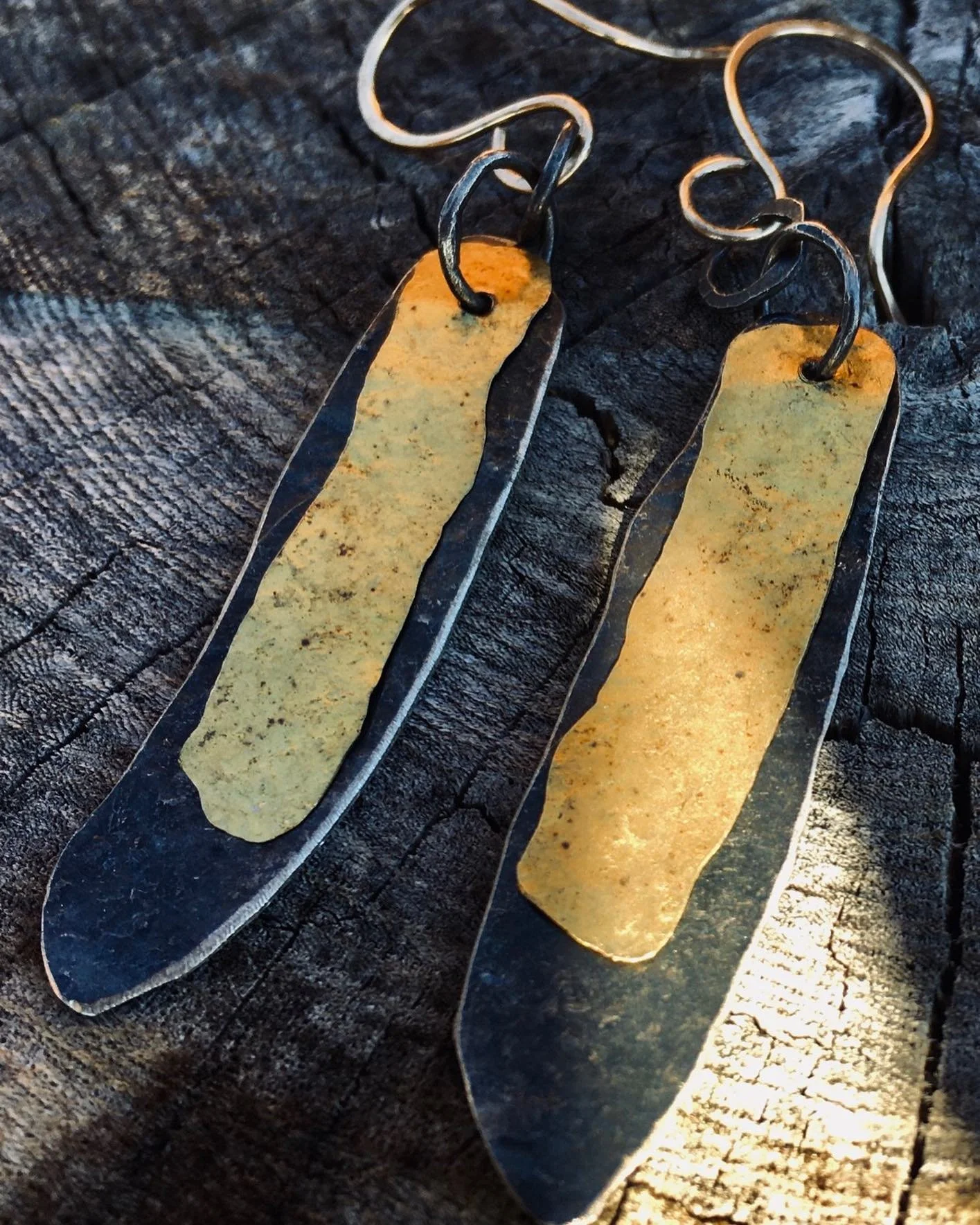 From my SWORDS (words!) OF TRUTH series…silver & gold #recycledmetal, #integrity, #wildlyrefined, #maineart, #handmadejewelry