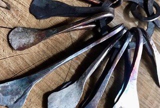 MAGICK PENDANT&hellip; amulet, talisman&mdash;expression, power, and it moves.  no two the same handmade from start to finish.  forged outdoors with love, always with recycled metal.. in silver or gold or both..#recyledmetal, #wildlyrefined, #soverei