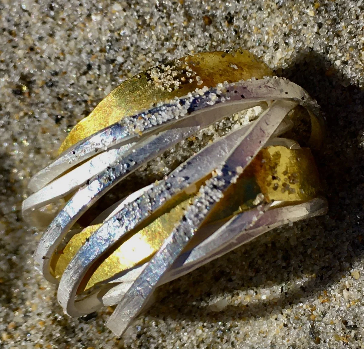 Gold & Silver Wrap Ring
