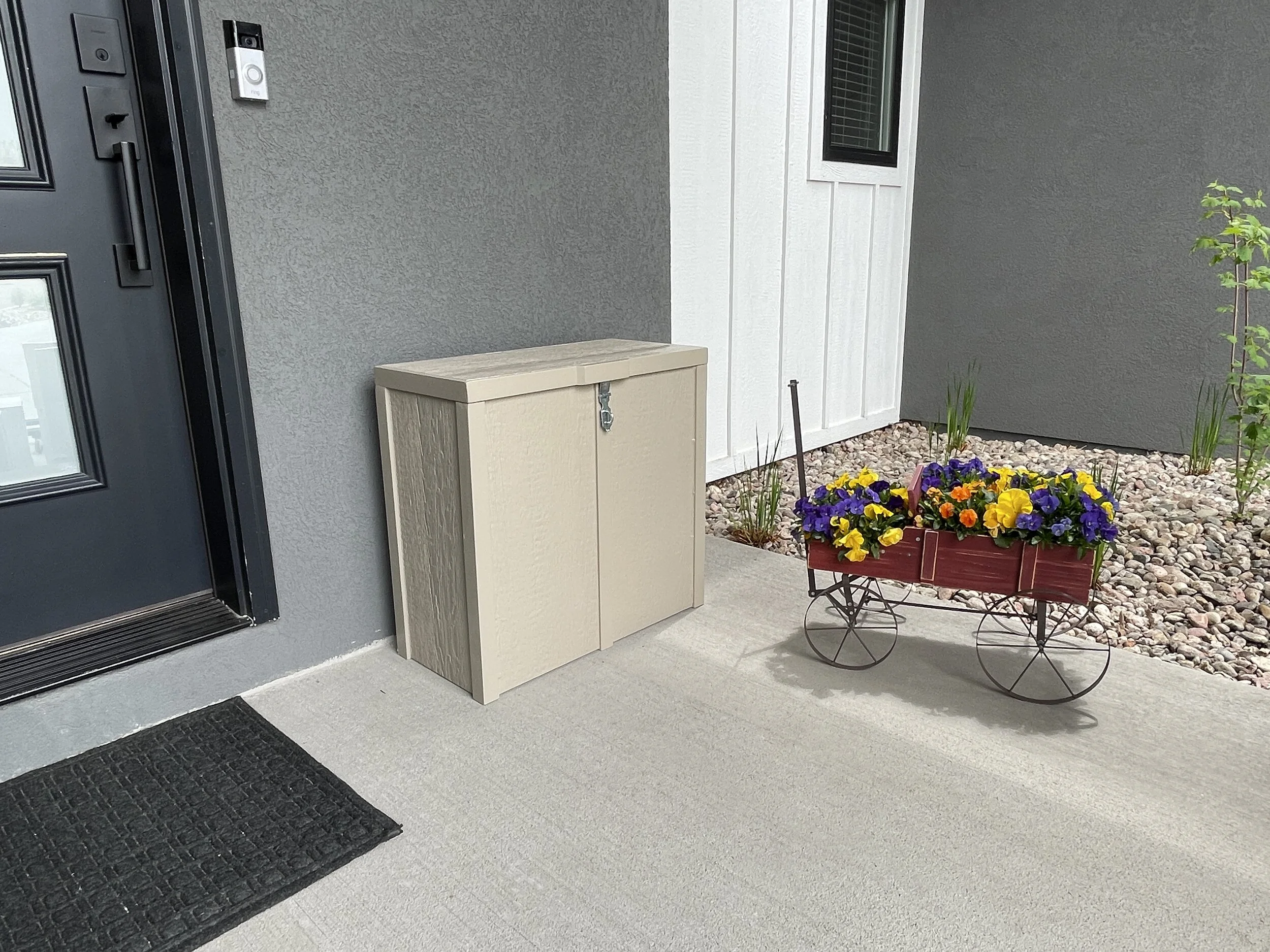 Porch & Parcel Box Outside Box For Packages Package Delivery Box