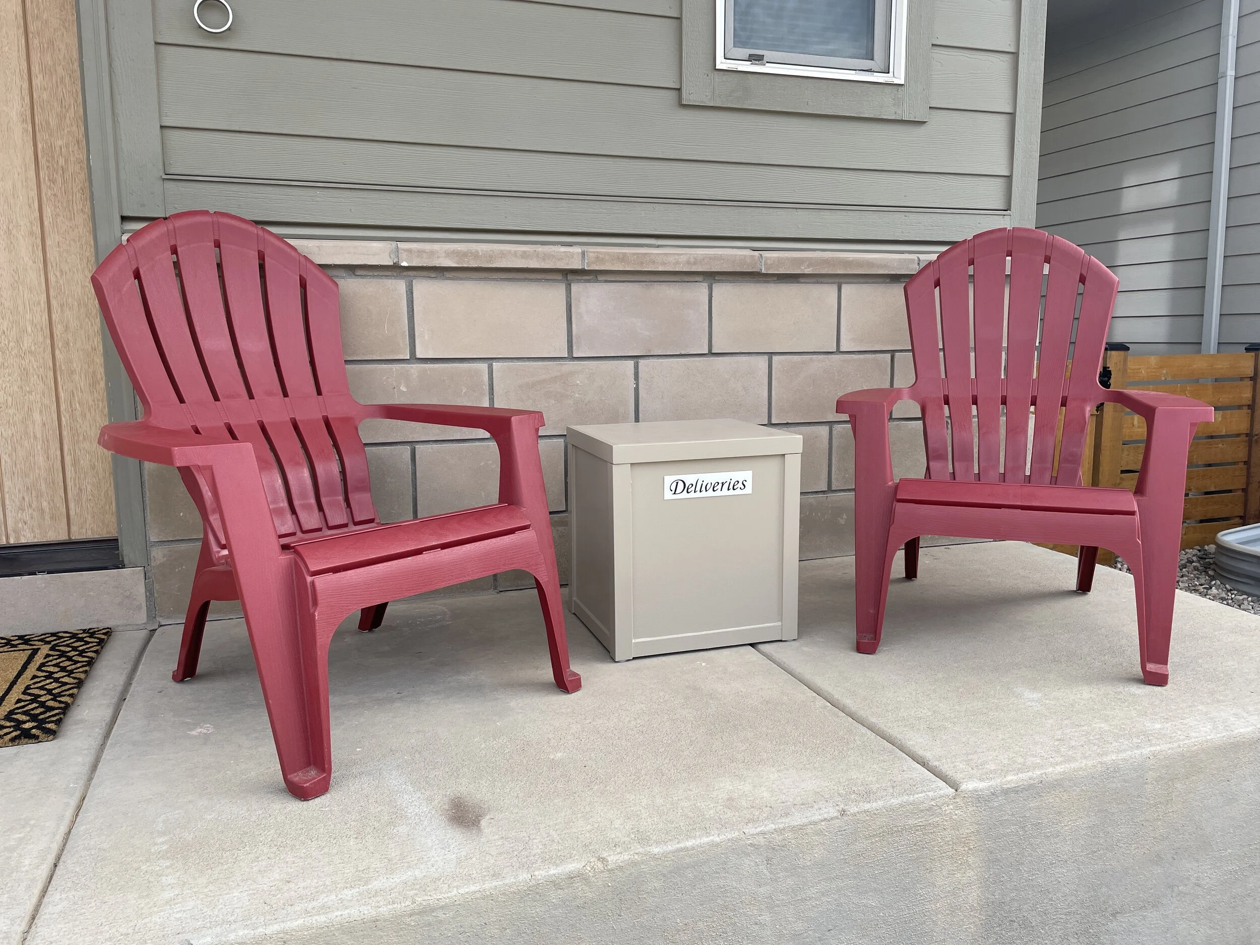 Porch & Parcel Box Outdoor Box For Packages Package Delivery Box