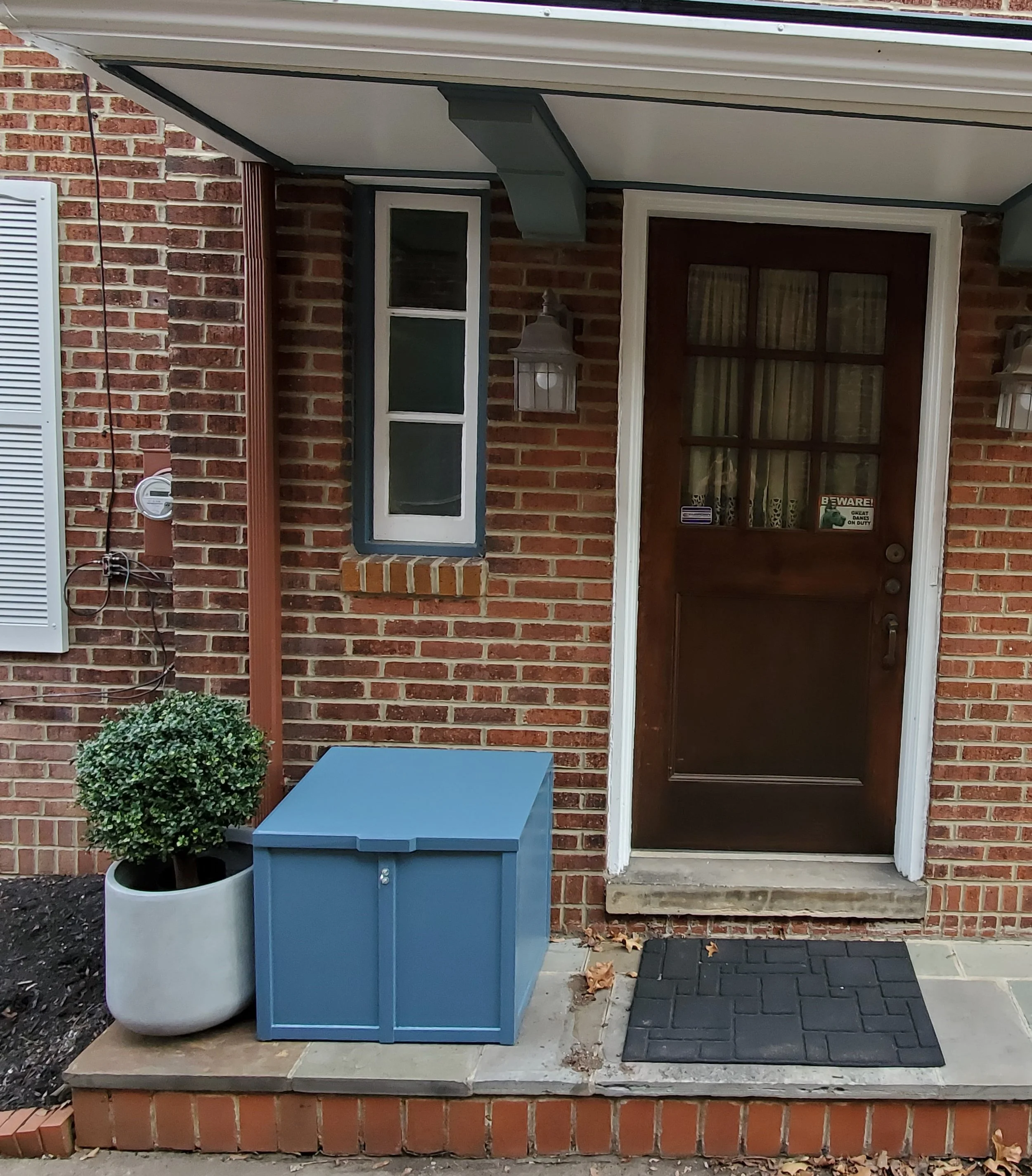 Porch & Parcel Box Outside Box For Packages Package Delivery Box