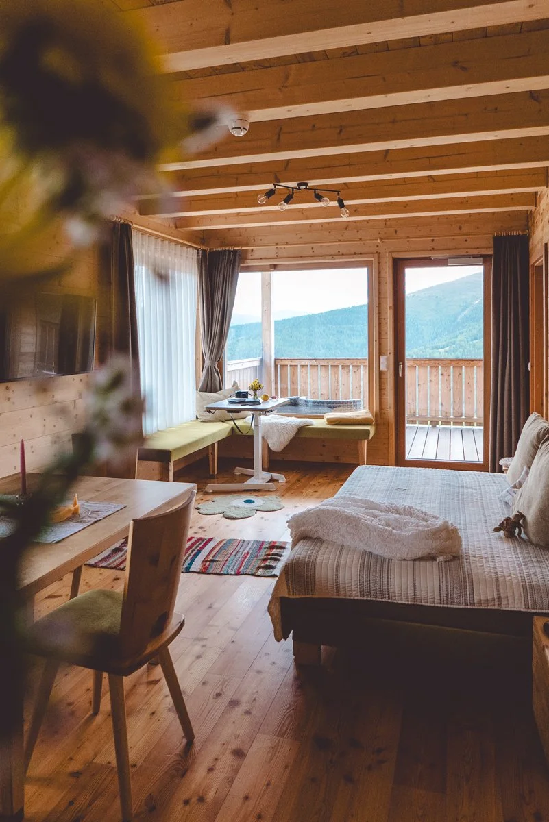 Hiasl-Zirbenhütte-Hochrindl-Apartment-Bretthöhe