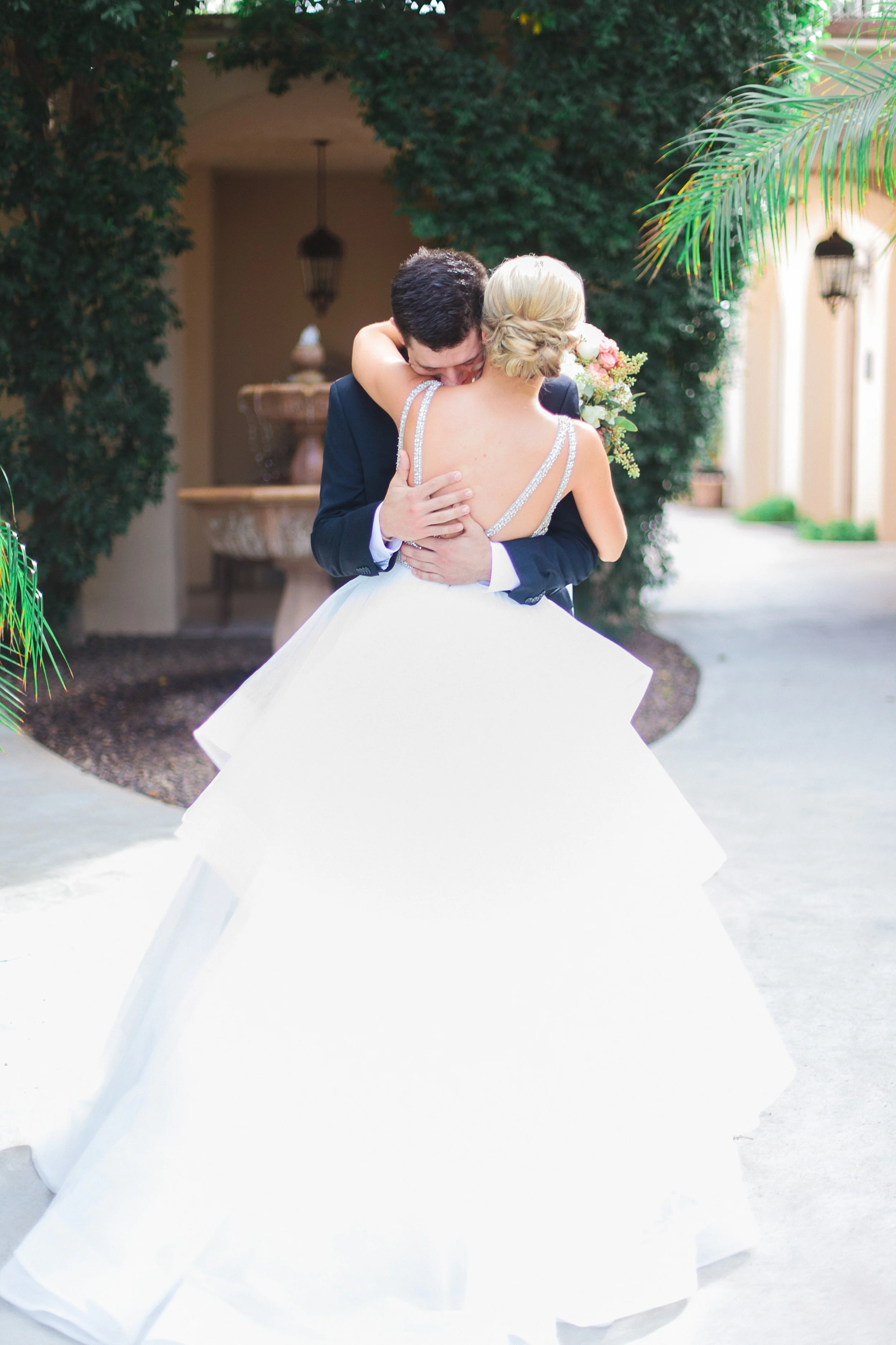 wedding, arizona wedding, wedding dress, bride, wedding planner, phoenix wedding planner, scottsdale wedding planner, first look, secret garden wedding