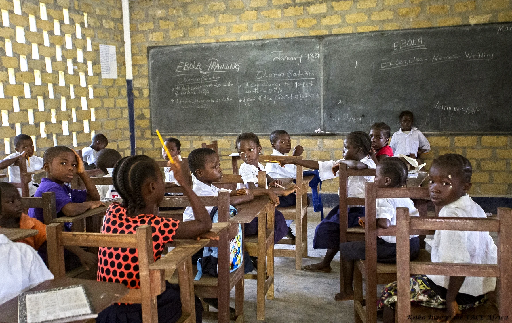 Classes have resumed at the Yarpah's Town Public School, Rivercess County, Liberia