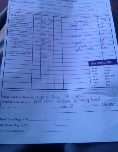 Catherine Sanaipei Report Card April 2017.jpg