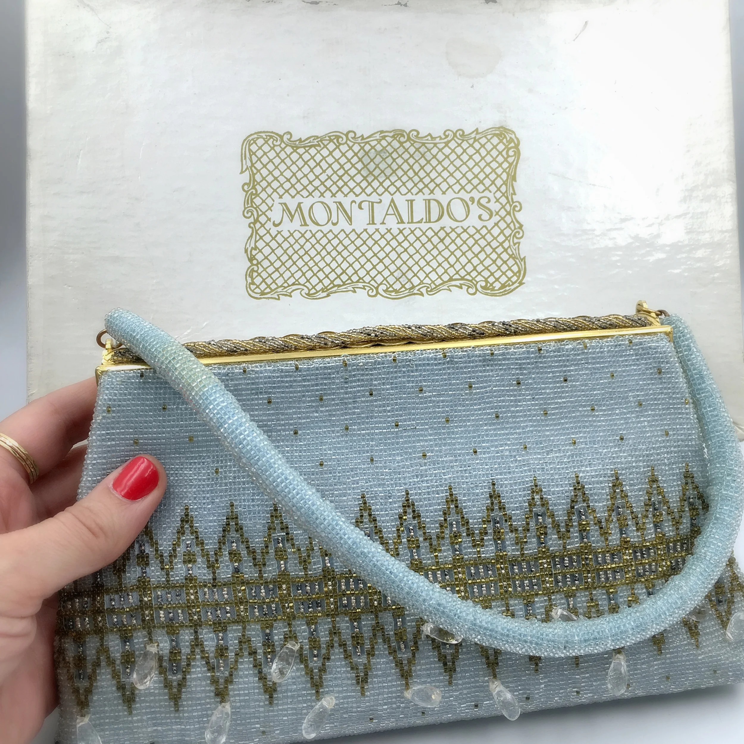 vintage bridal purse, vintage evening bag, mid century accessories, reverie vintage nyc