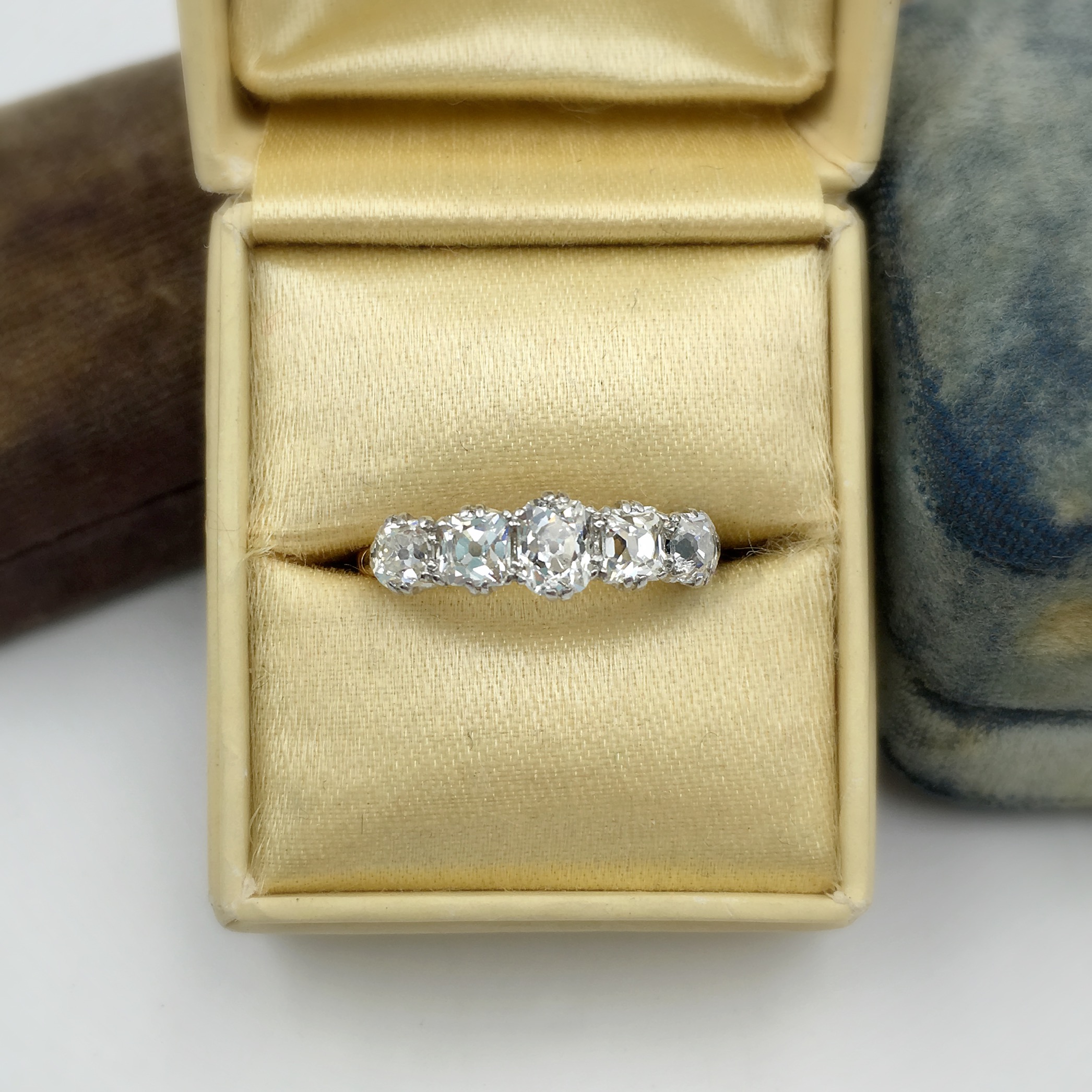 Edwardian Antique Diamond ring, Reverie Estate jewelry NYC