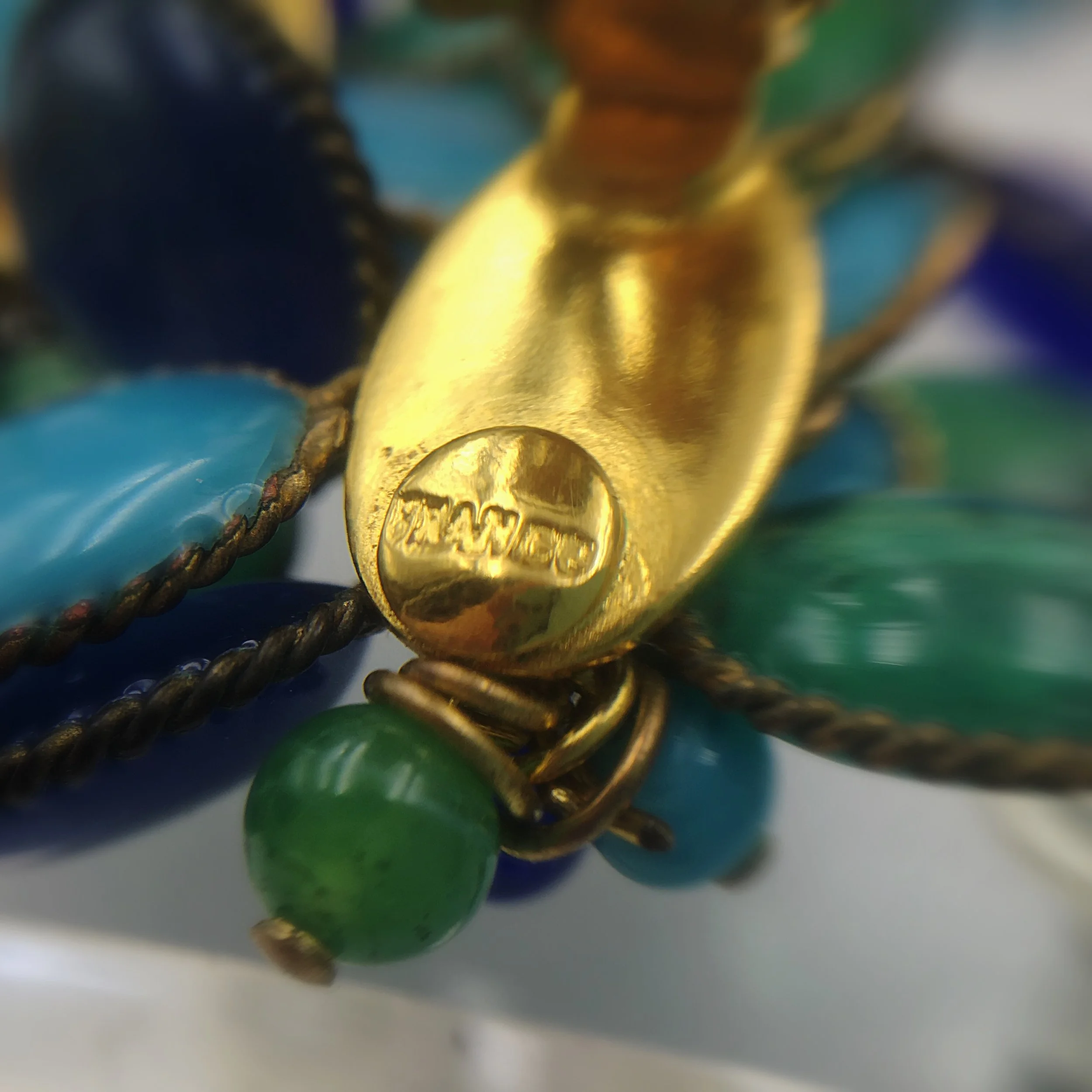 Gripoix for Jacques Fath or Chanel, vintage designer jewelry