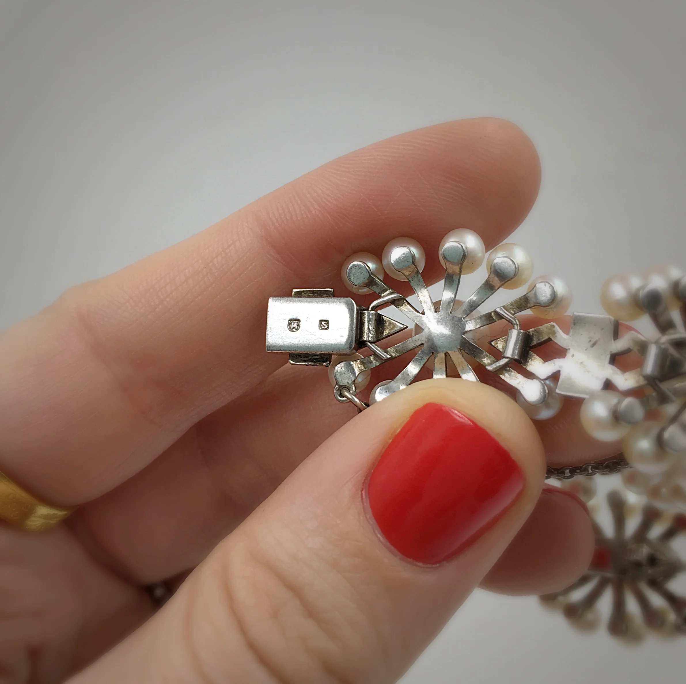 mikimoto pearl wedding bracelet reverie vintage jewelry nyc