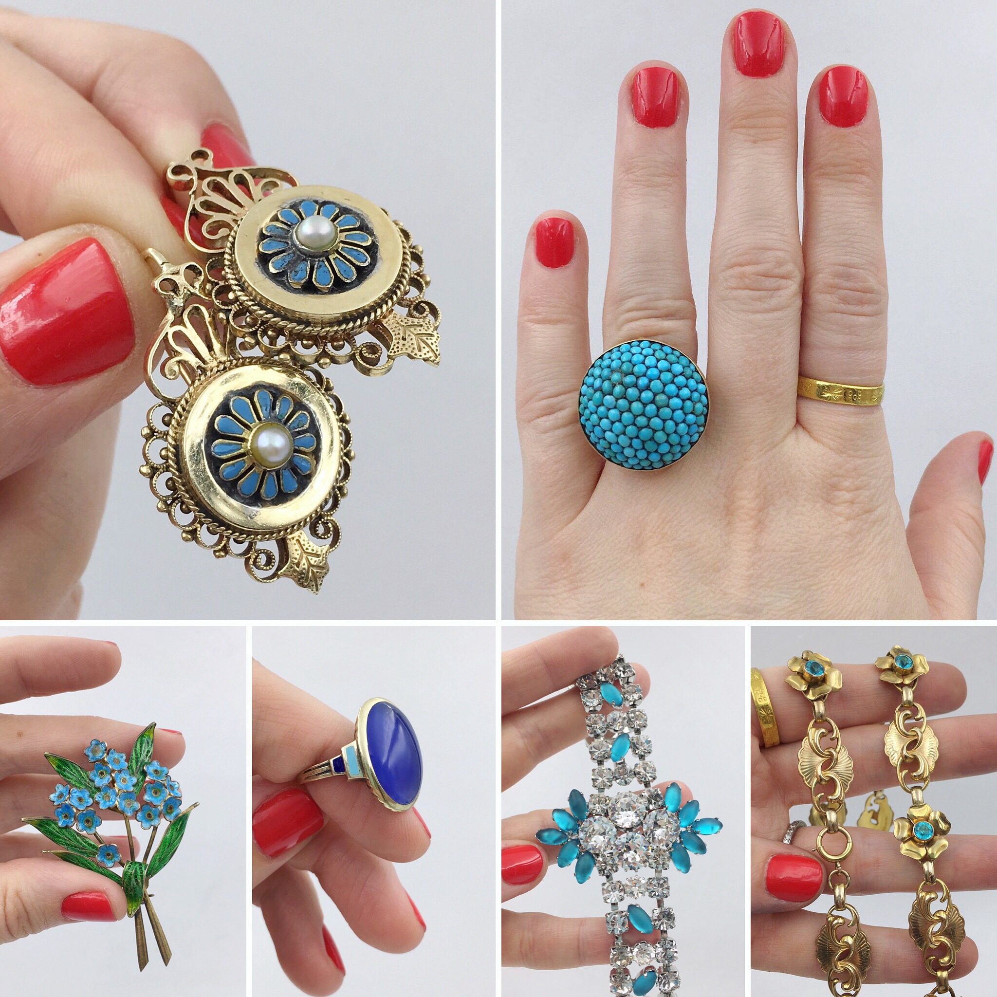 Best antique jewelry NYCoriginal Miami Beach antique show Reverie vintage and estate jewelry
