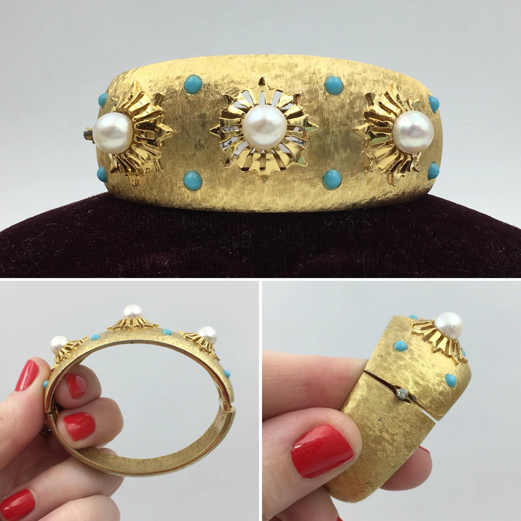 Joseph Mazer moghul bracelet Reverie vintage jewelry NYC