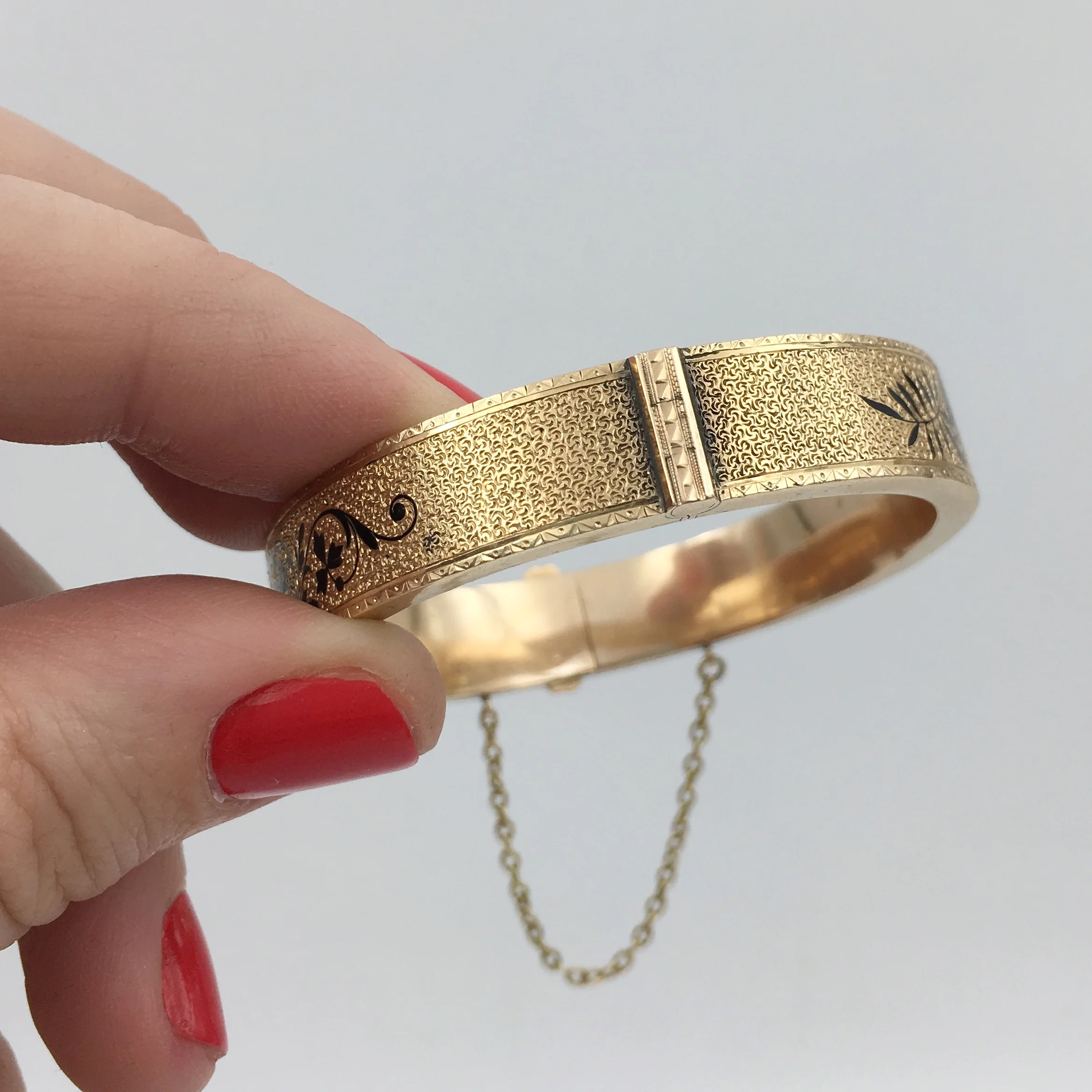 Victorian gold bangle Reverie estate jewelry NYC