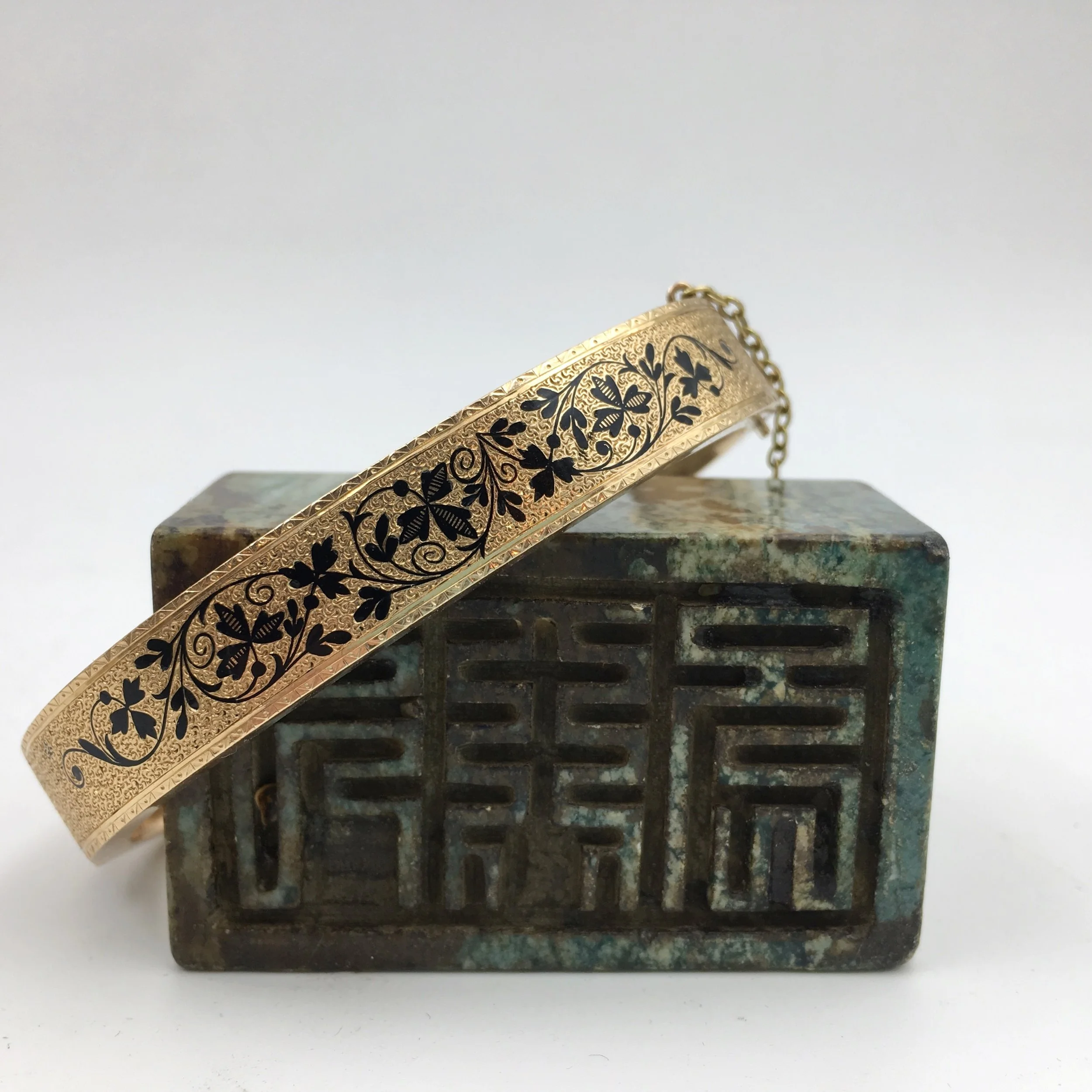 Victorian gold bangle Reverie estate jewelry NYC