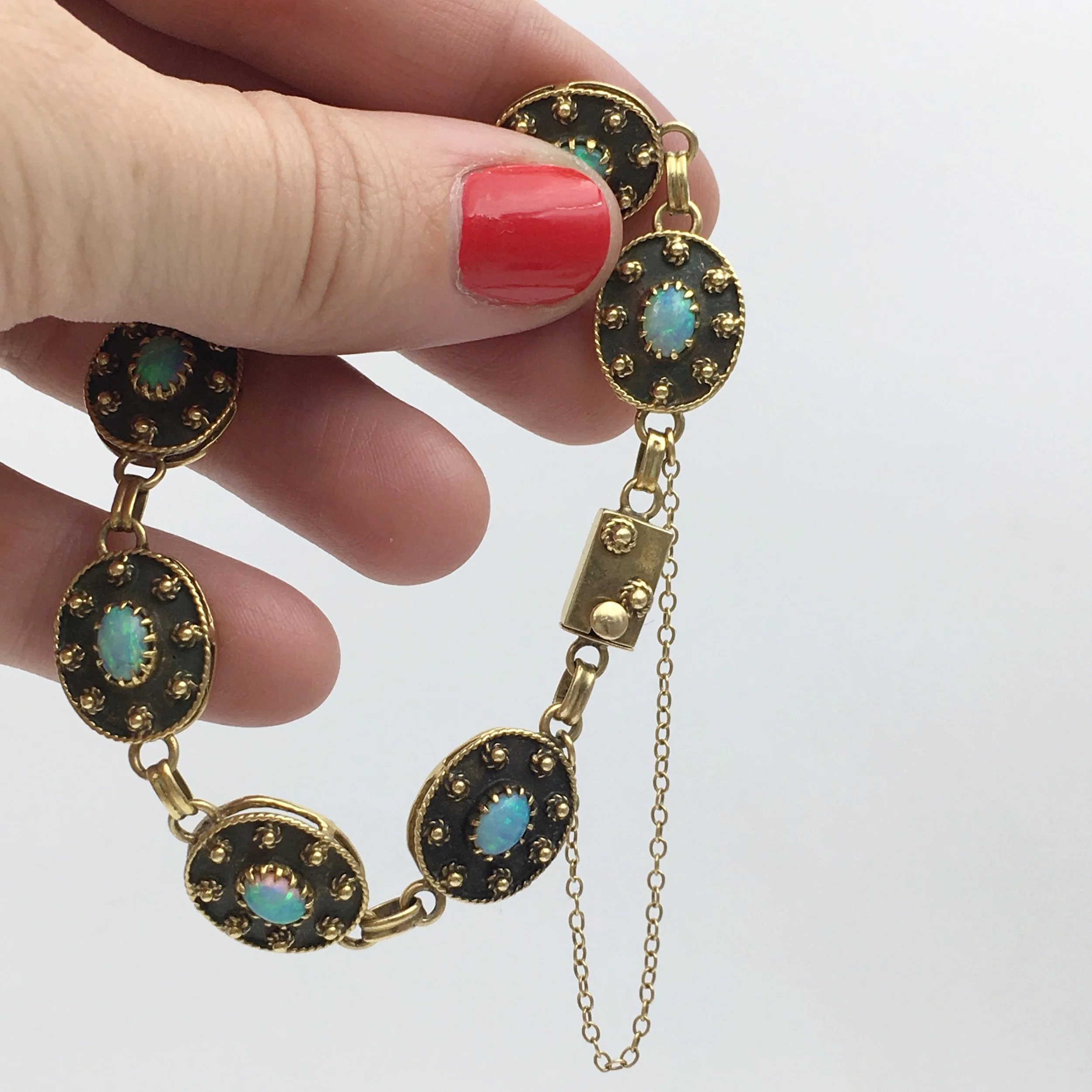 Victorian revival opal bracelet Reverie vintage jewelry NYC