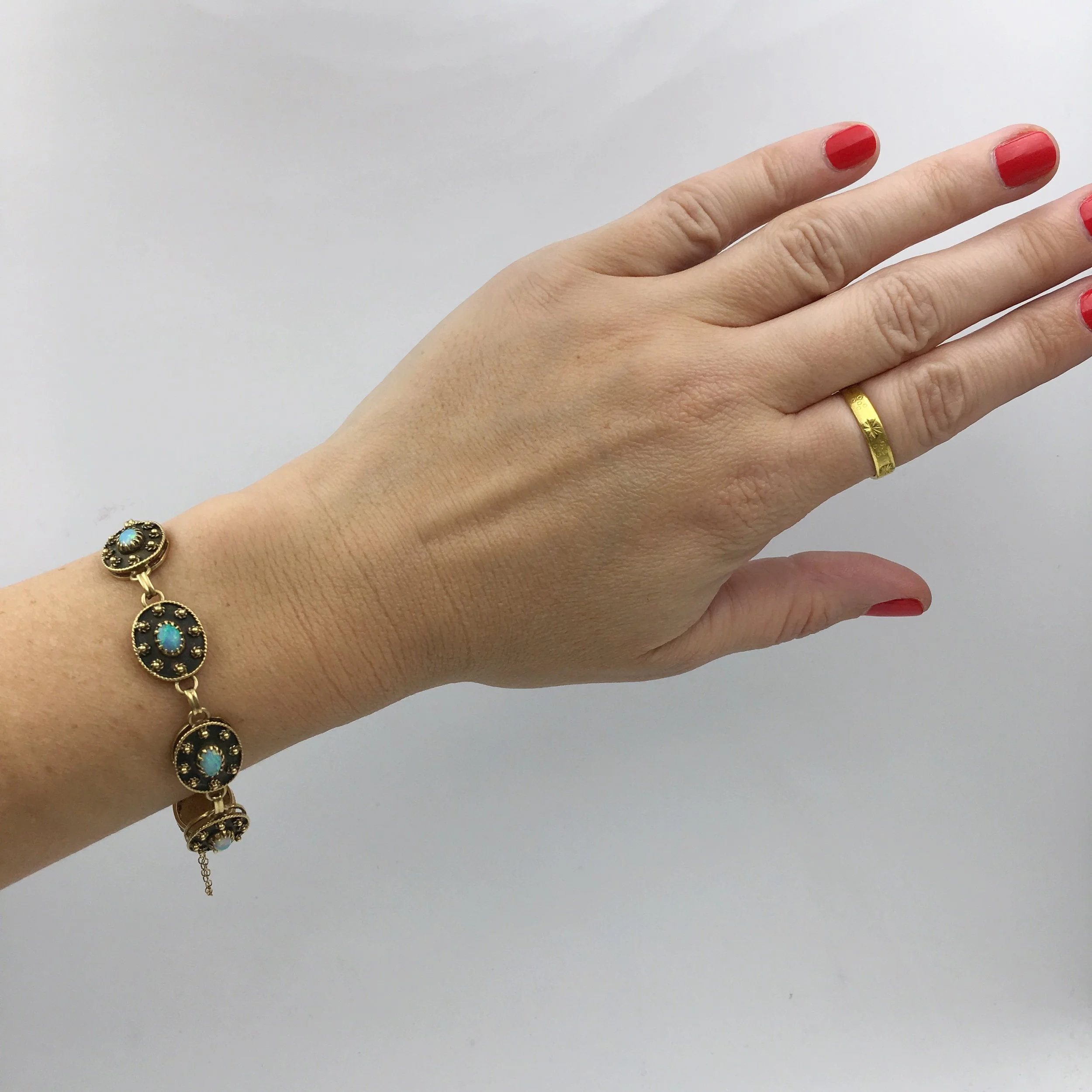 Victorian revival opal bracelet Reverie vintage jewelry NYC