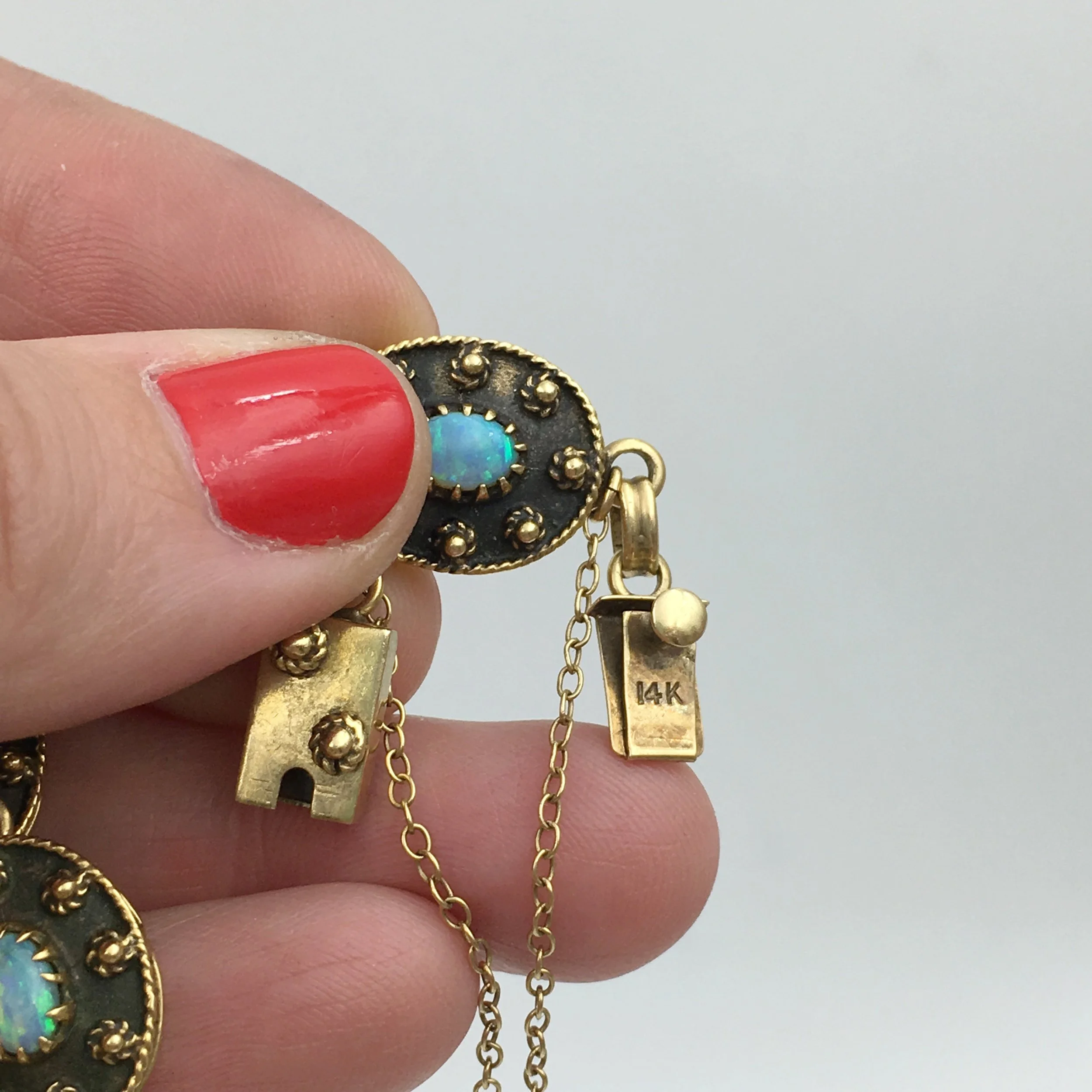 Victorian revival opal bracelet Reverie vintage jewelry NYC