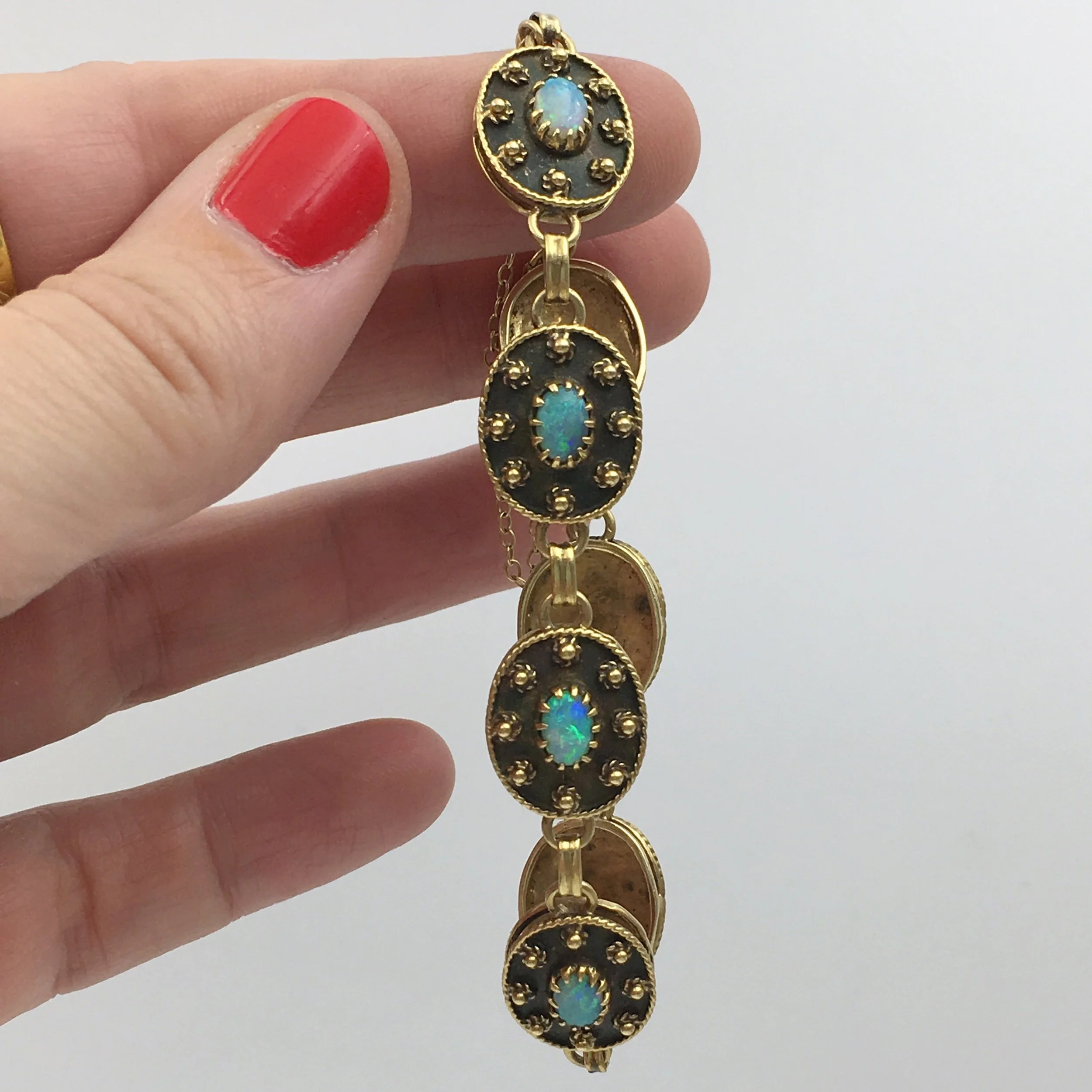 Victorian revival opal bracelet Reverie vintage jewelry NYC